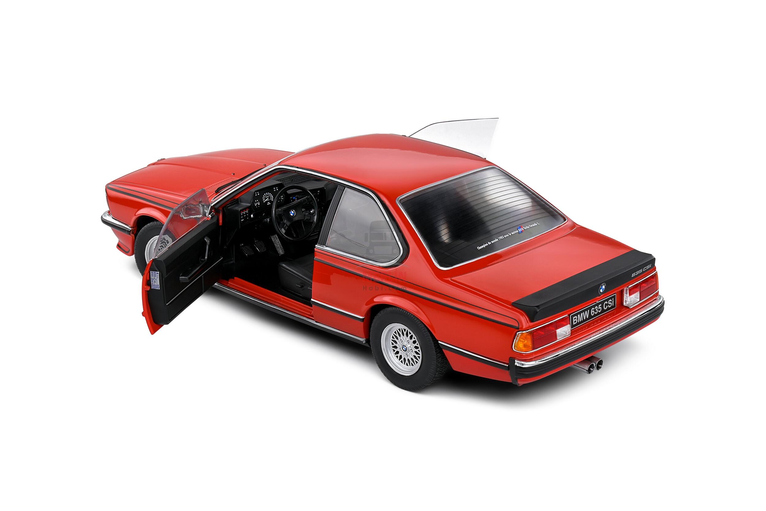 1/18 - BMW 635 CSI (E24) – HENNA RED – 1984  Solido