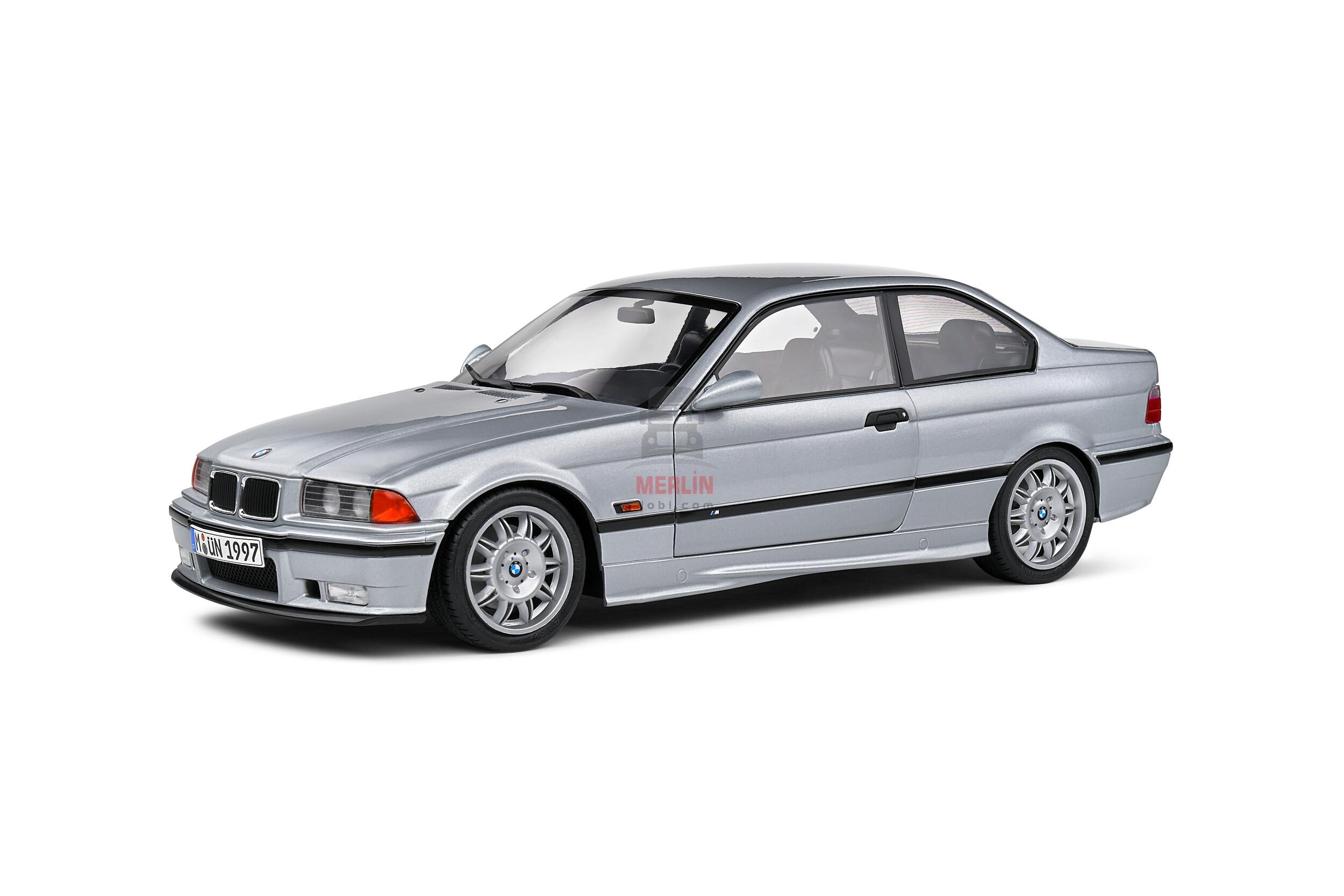 Solido 1/18 Scale S1803913 - BMW E36 M3 Coupé – Artic Silver – 1990