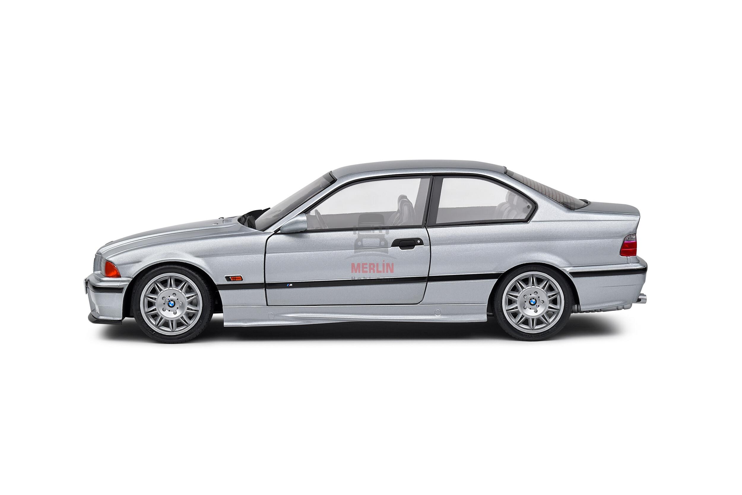 Solido 1/18 Scale S1803913 - BMW E36 M3 Coupé – Artic Silver – 1990