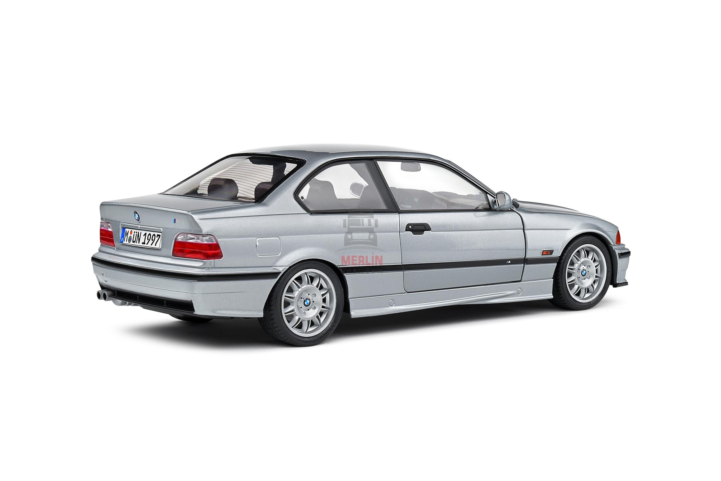 Solido 1/18 Scale S1803913 - BMW E36 M3 Coupé – Artic Silver – 1990