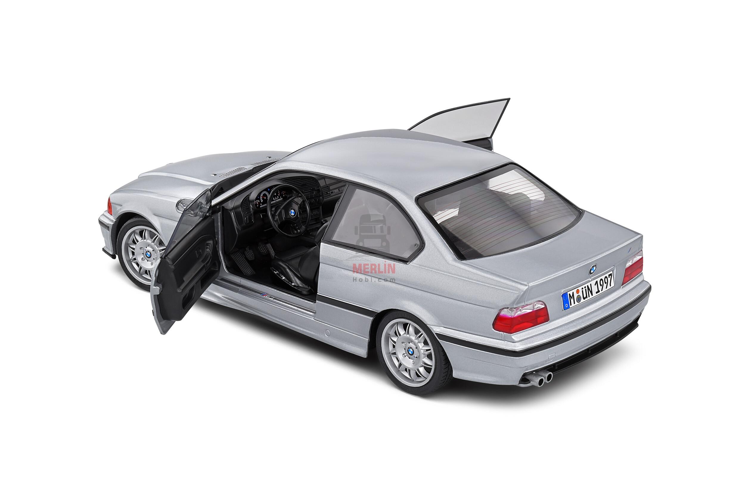 Solido 1/18 Scale S1803913 - BMW E36 M3 Coupé – Artic Silver – 1990