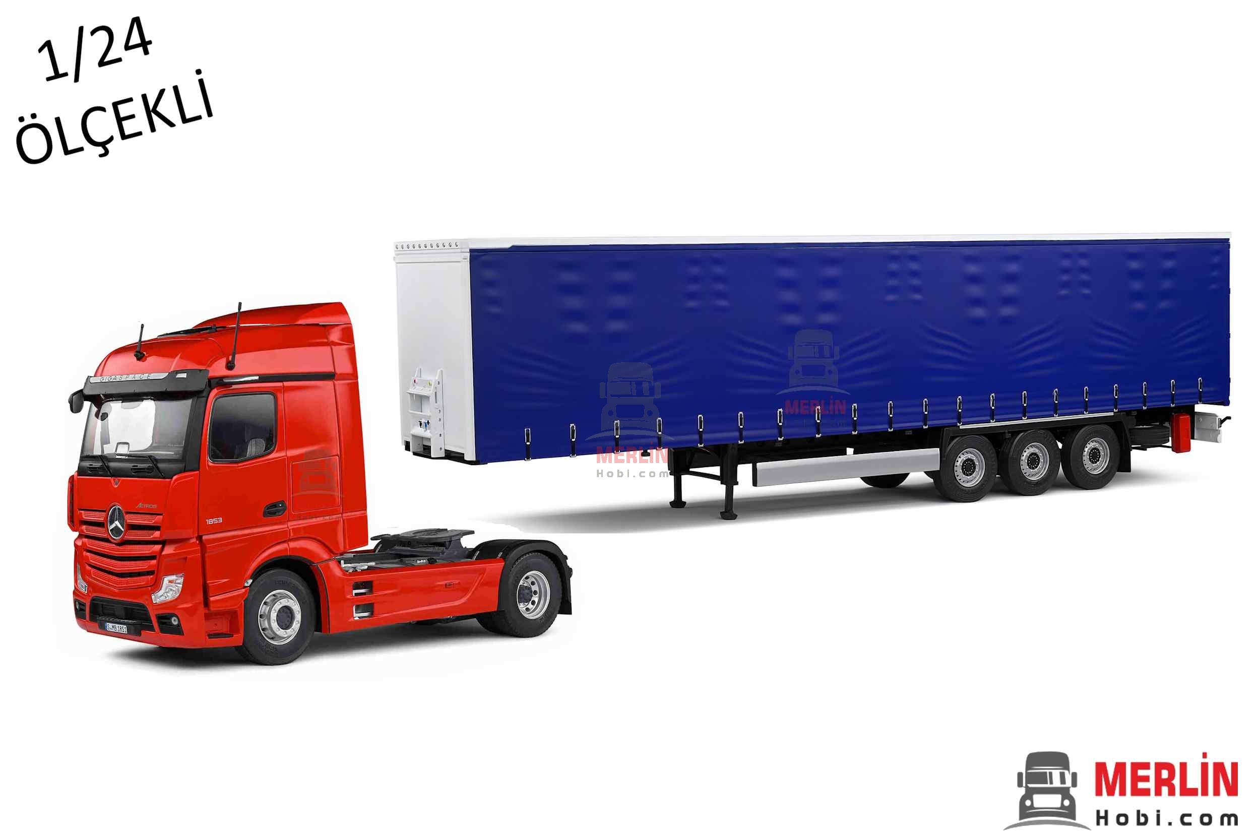 1/24 MERCEDES-BENZ ACTROS + Tenteli Treyler – Solido