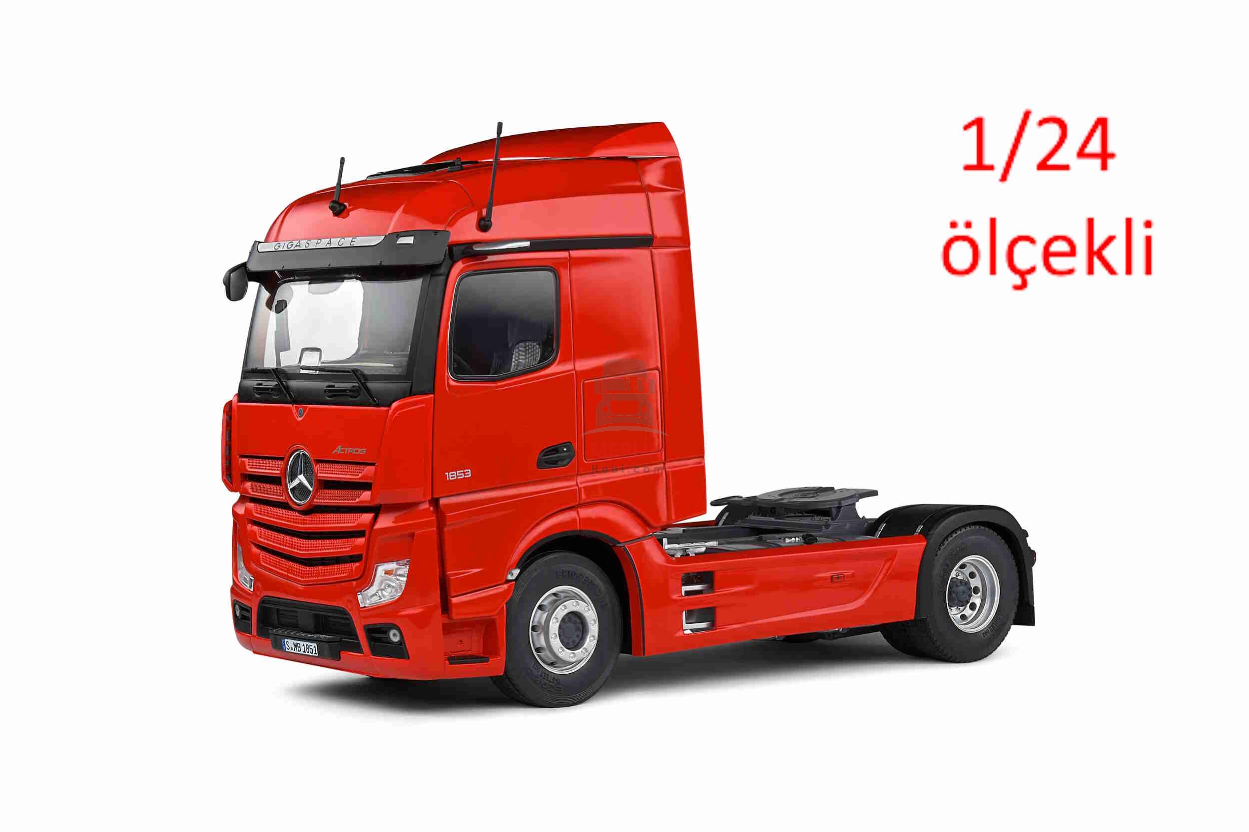 1/24 MERCEDES-BENZ ACTROS – LAVAROT- Kırmızı Renk