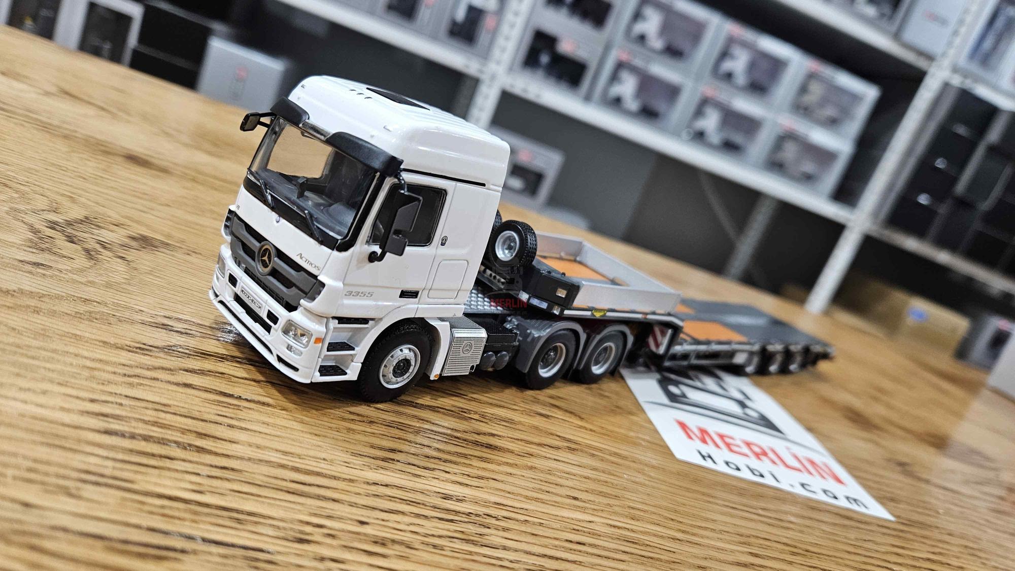 1/50 - MERCEDES-BENZ ACTROS MP3 L 6X4 + 3 Aks Lowbed Dorse