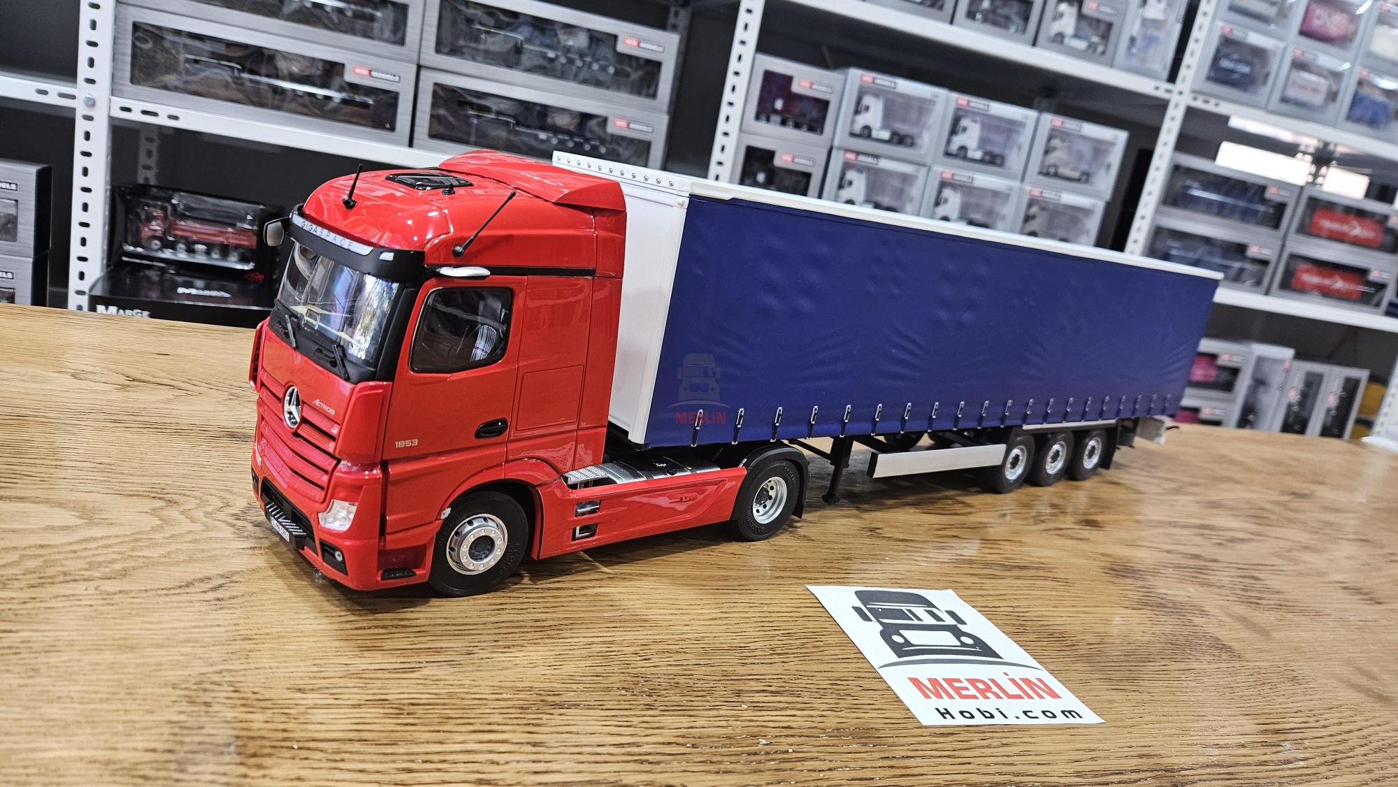 1/24 MERCEDES-BENZ ACTROS + Tenteli Treyler – Solido