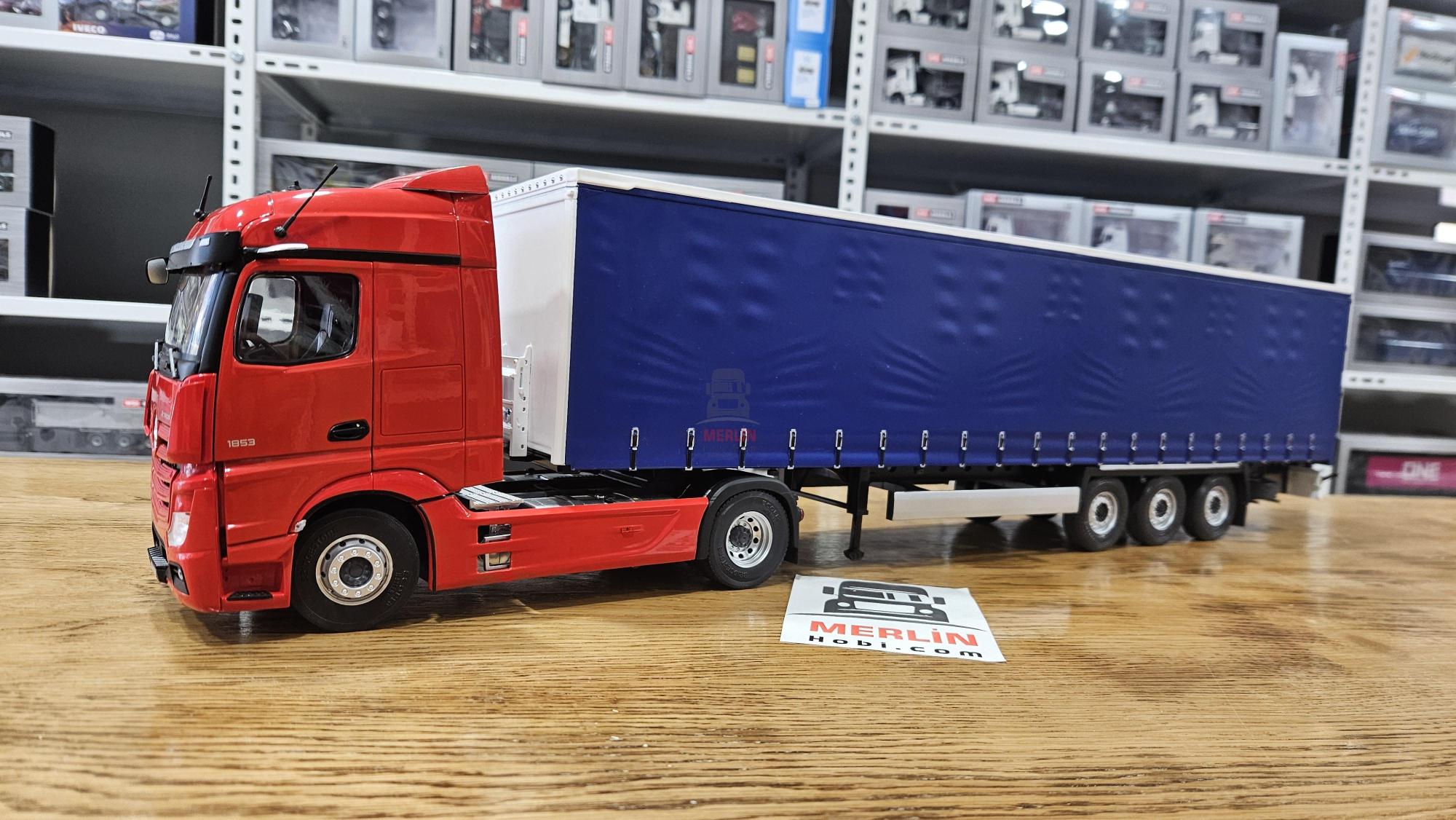 1/24 MERCEDES-BENZ ACTROS + Tenteli Treyler – Solido