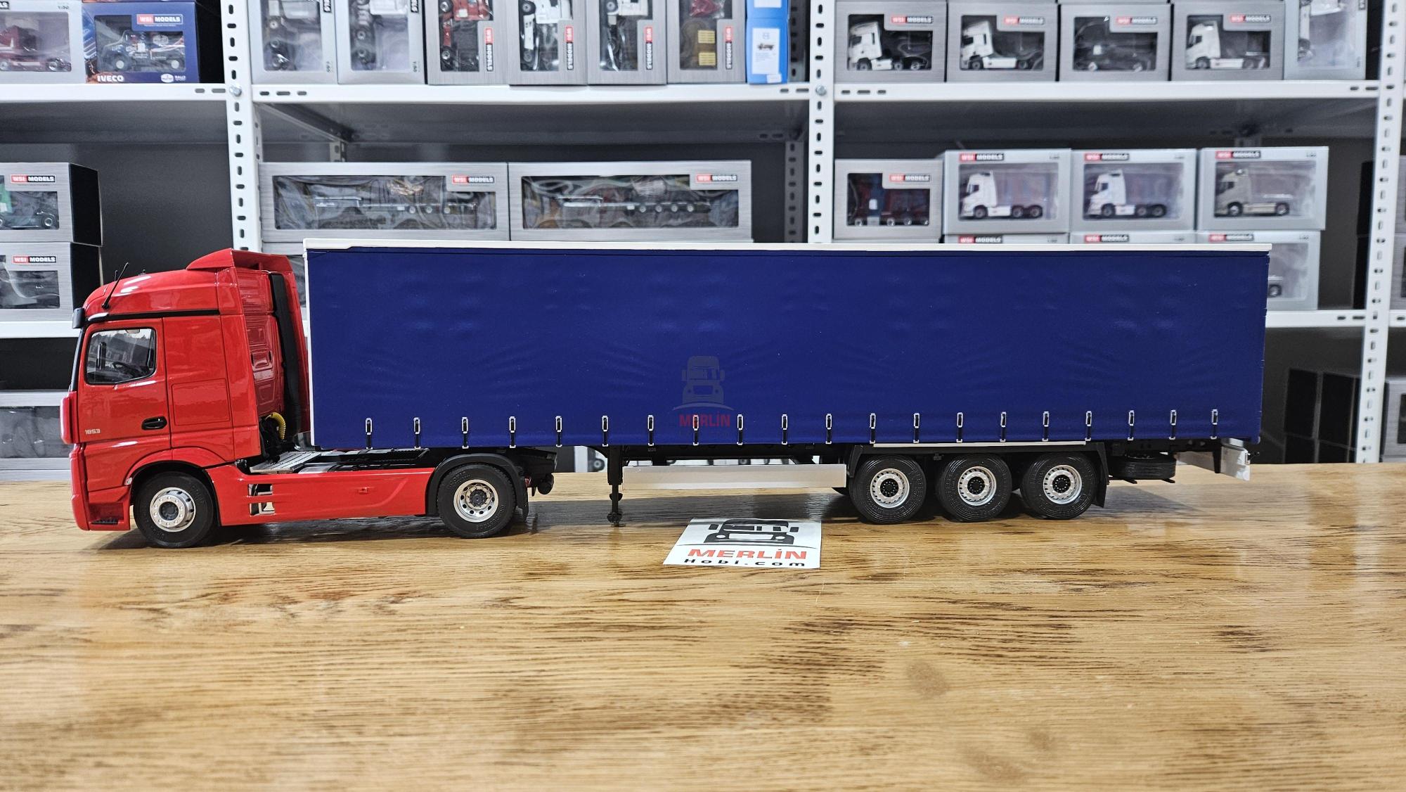 1/24 MERCEDES-BENZ ACTROS + Tenteli Treyler – Solido