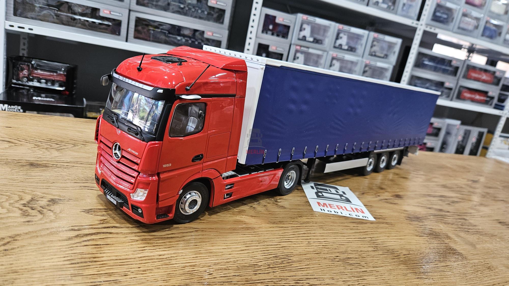 1/24 MERCEDES-BENZ ACTROS + Tenteli Treyler – Solido