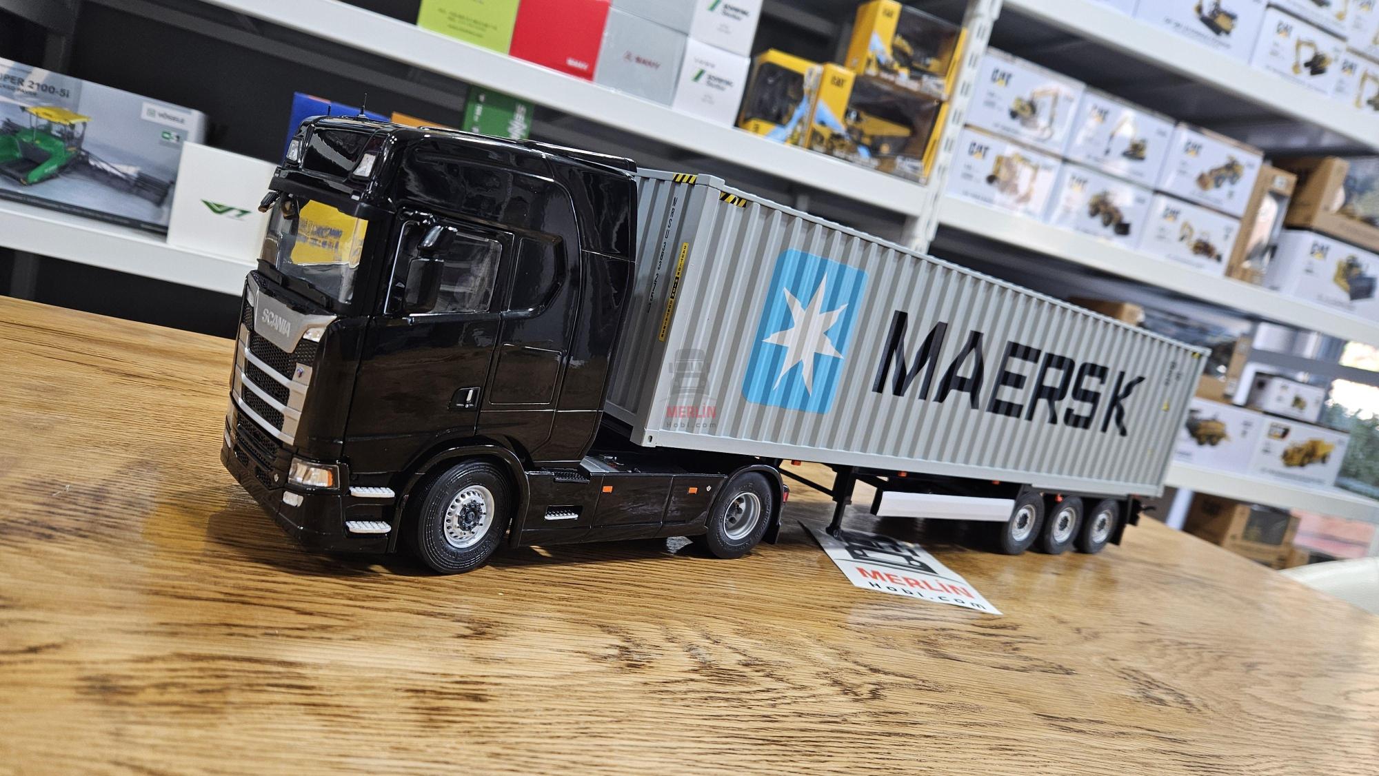 1/24 Scania 580S HIGHLINE + Maersk Konteyner Treyler – Solido