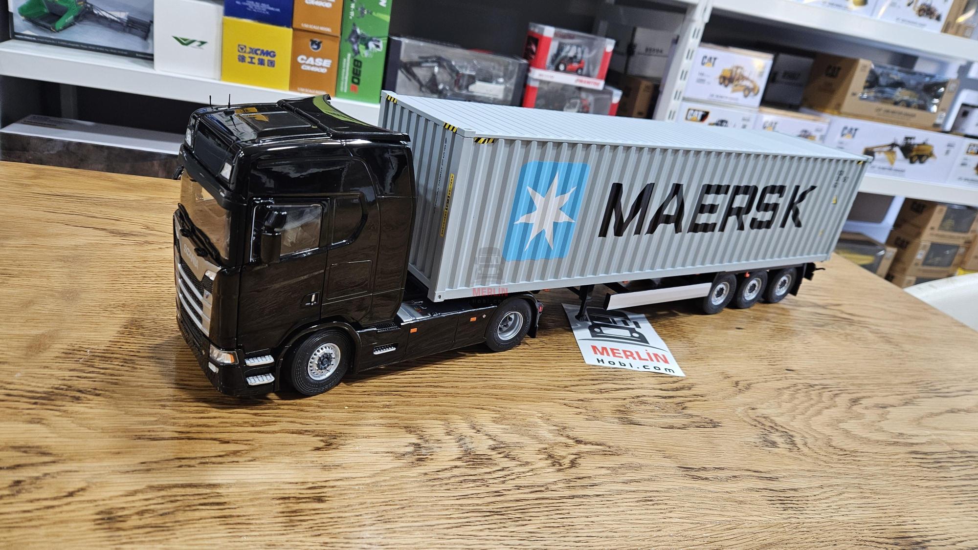 1/24 Scania 580S HIGHLINE + Maersk Konteyner Treyler – Solido