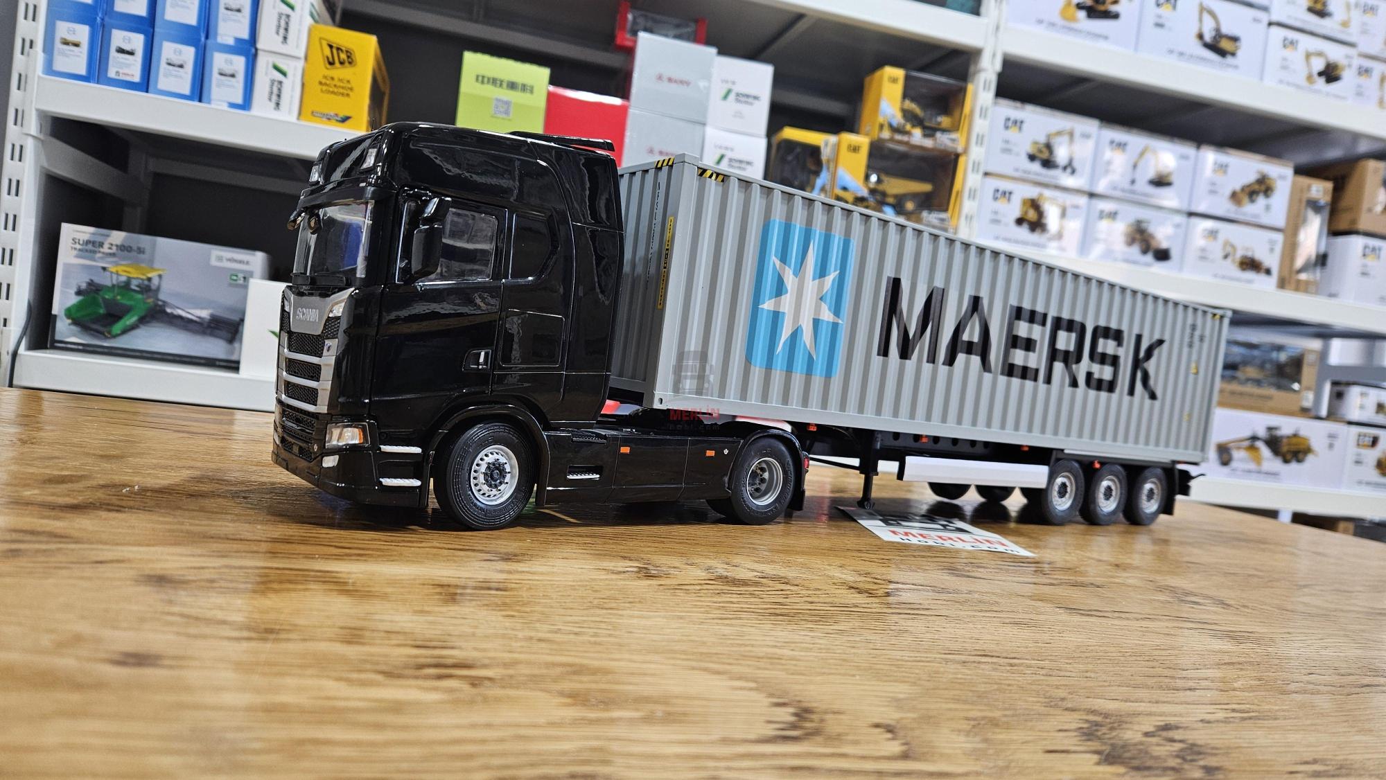 1/24 Scania 580S HIGHLINE + Maersk Konteyner Treyler – Solido