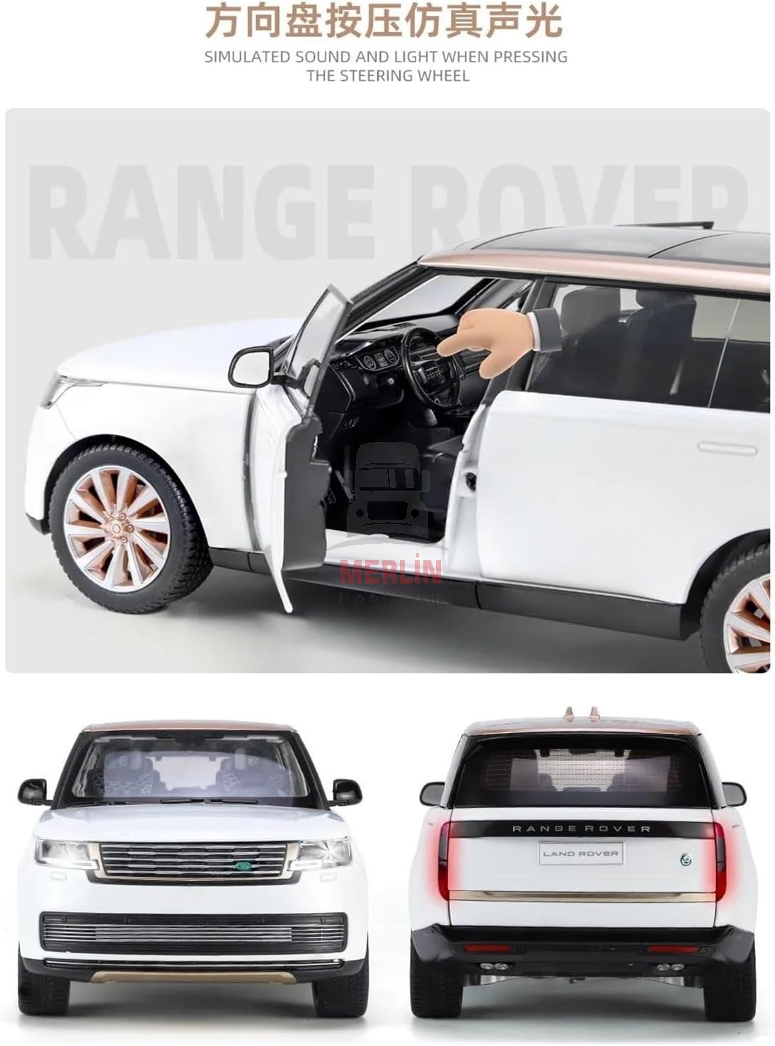 1/18 Land Rover Range Rover SV 2022  - Siyah