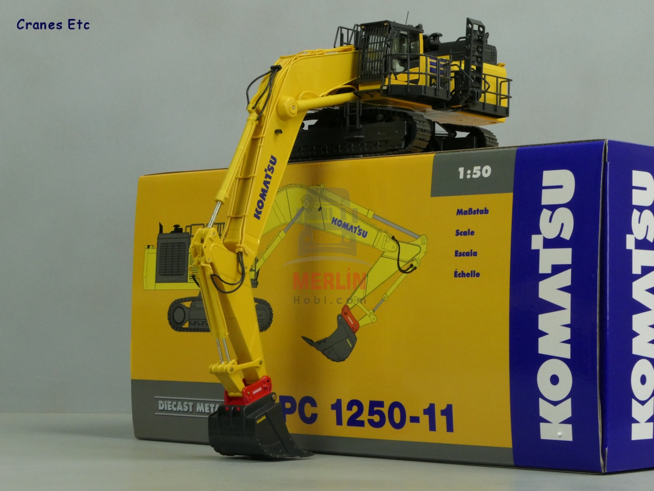 1/50 KOMATSU PC1250-11 excavator - Lenhoff equipment  Eskavatör 