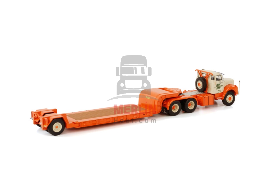 1/50 C. Zwagerman; SCANIA L110 DAYCAB TORPEDO LOWLOADER ODU - 1 AXLE - Lowbed