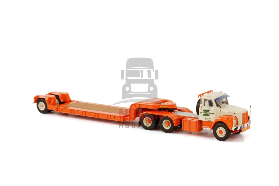 1/50 C. Zwagerman; SCANIA L110 DAYCAB TORPEDO LOWLOADER ODU - 1 AXLE - Lowbed