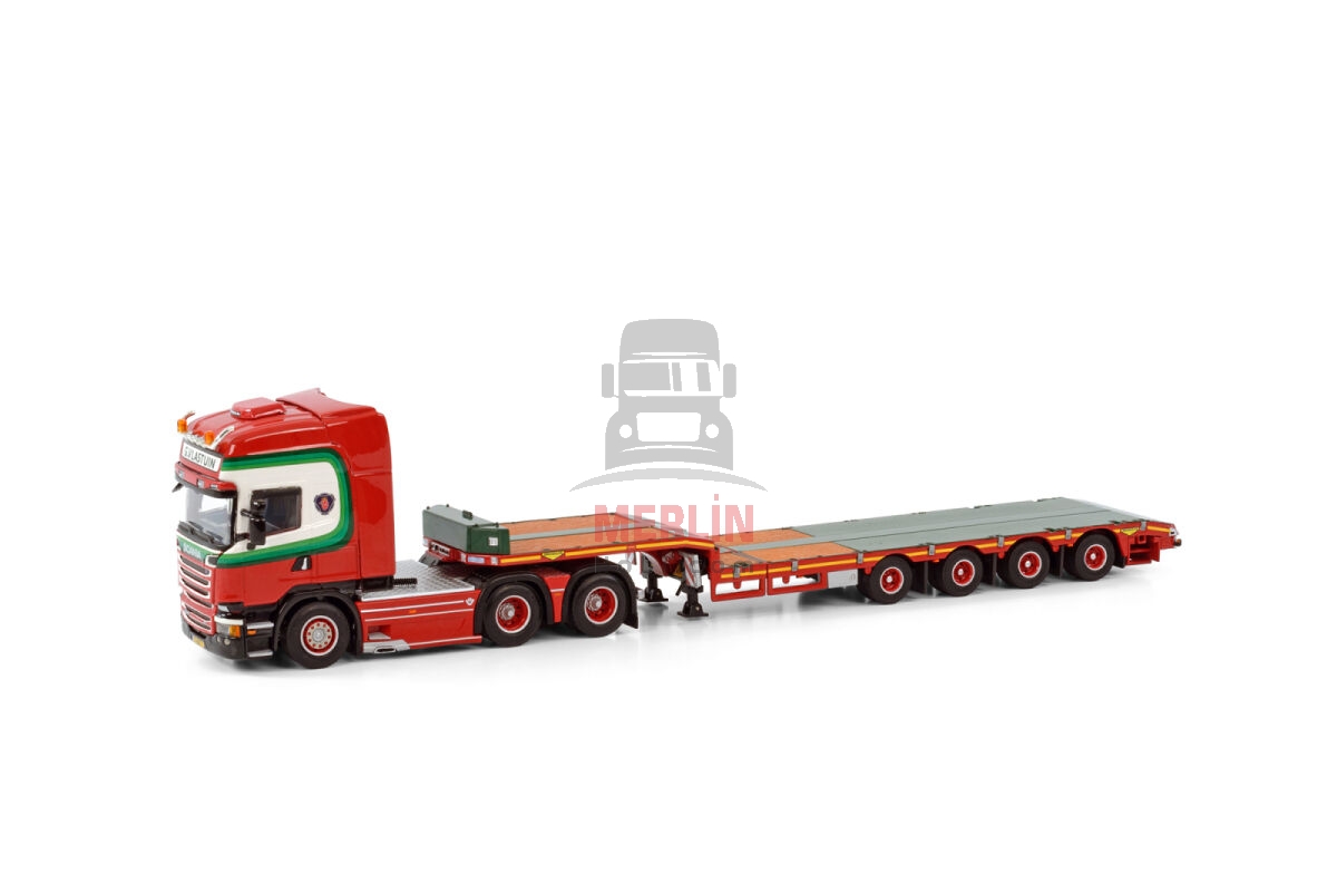 1/50 G. VLASTUIN; SCANIA STREAMLINE TOPLINE 6X4 LOWLOADER - 4 Aks - Lowbed