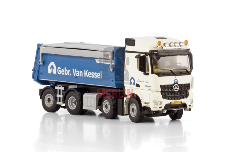 1/50 Gebr. van Kessel; MERCEDES-BENZ AROCS MP4 2.300MM STREAM SPACE 8X2 TAG AXLE TIPPER TRUCK