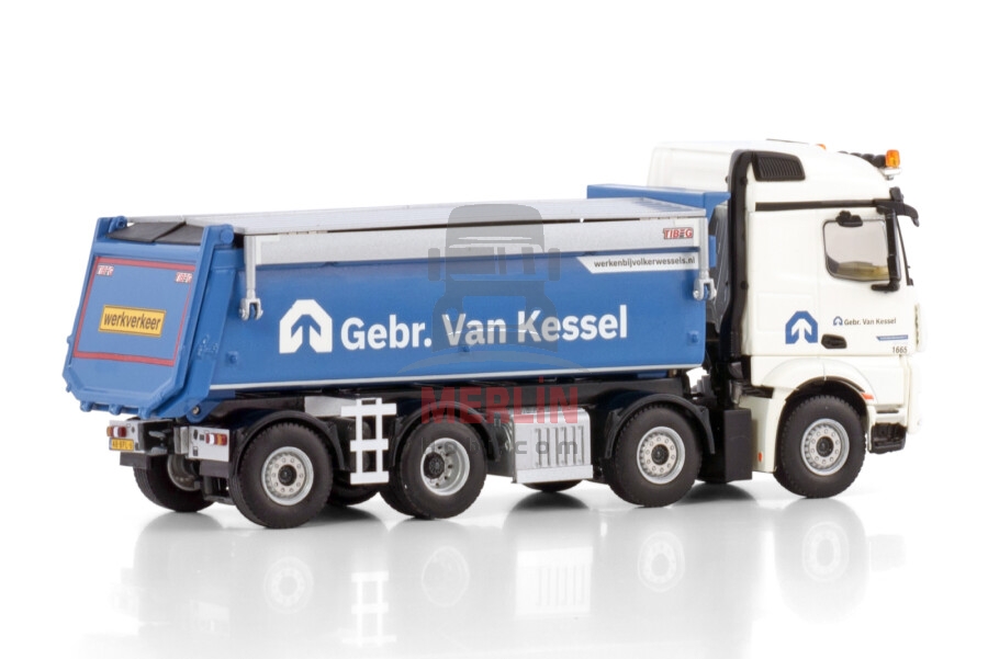 1/50 Gebr. van Kessel; MERCEDES-BENZ AROCS MP4 2.300MM STREAM SPACE 8X2 TAG AXLE TIPPER TRUCK