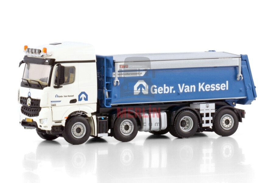 1/50 Gebr. van Kessel; MERCEDES-BENZ AROCS MP4 2.300MM STREAM SPACE 8X2 TAG AXLE TIPPER TRUCK