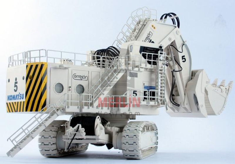 1/50 KOMATSU PC8000-6 Shovel Elektrik Versiyon -Cerrejon - Dev Maden Eskavatörü