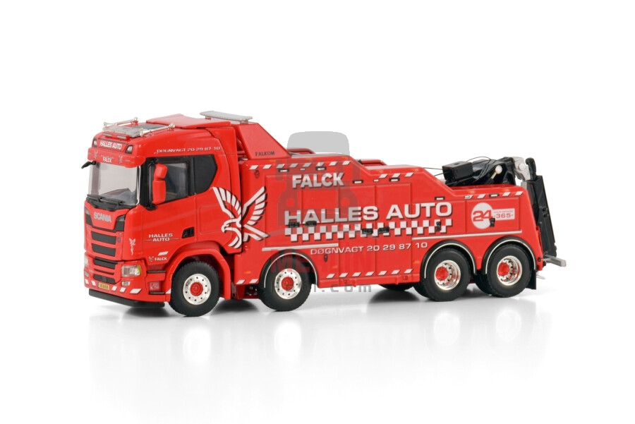 1/50 Halles Auto; SCANIA R NORMAL CR20N 8X4 FALKOM 8X4 -wsi