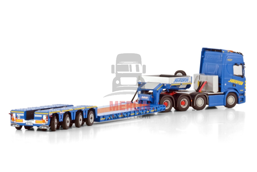 1/50 Havator; SCANIA R HIGHLINE CR20H 8X4 LOW LOADER - 4 AXLE - Lowbed