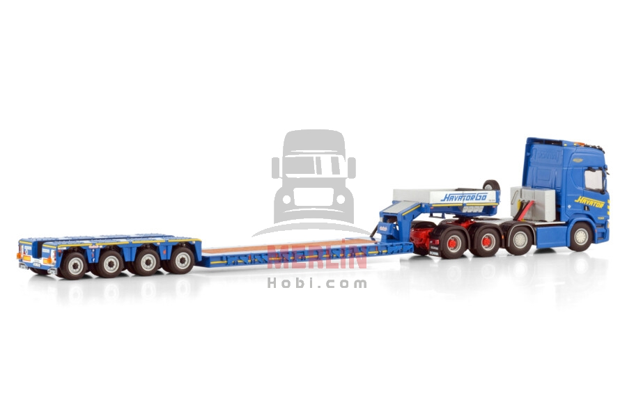 1/50 Havator; SCANIA R HIGHLINE CR20H 8X4 LOW LOADER - 4 AXLE - Lowbed