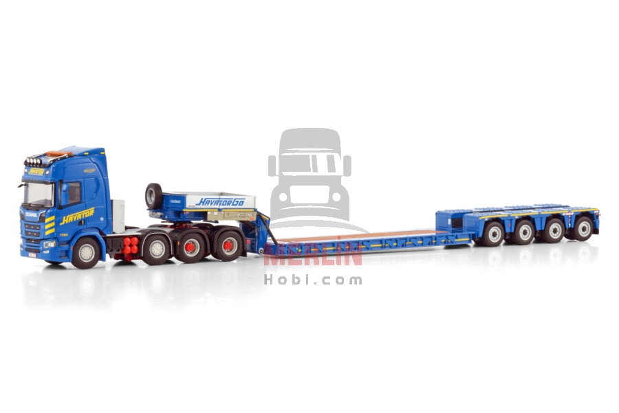 1/50 Havator; SCANIA R HIGHLINE CR20H 8X4 LOW LOADER - 4 AXLE - Lowbed