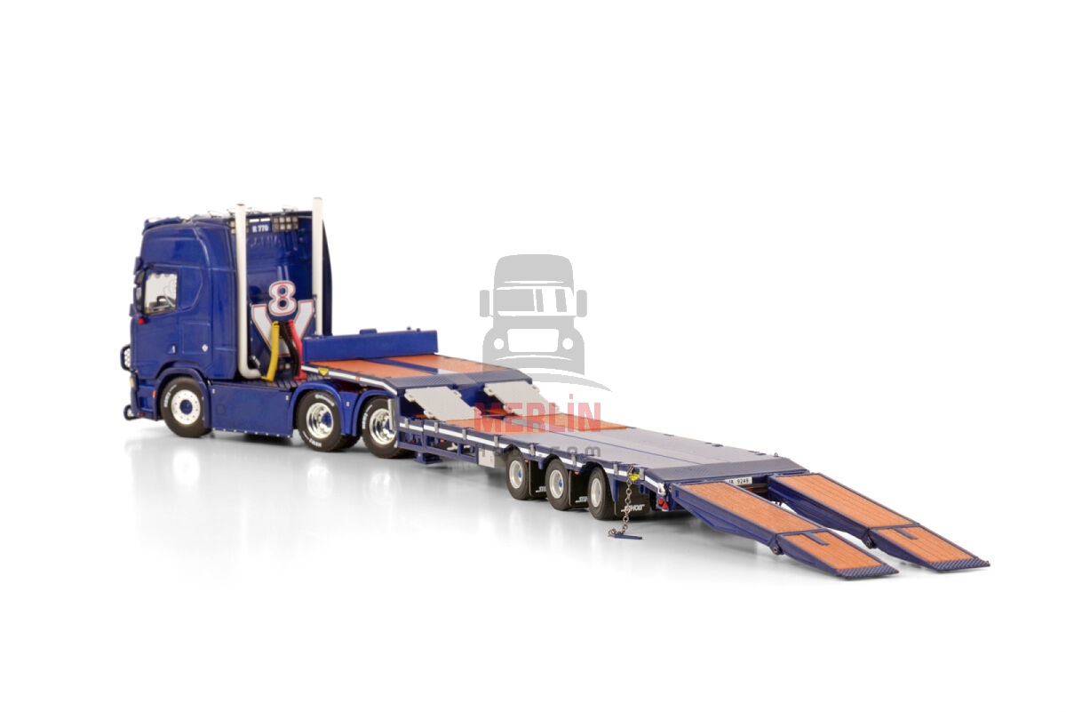 1/50 LASTING & TRANSPORT ALTA; SCANIA R HIGHLINE CR20H SEMI LOWLOADER - Lowbed