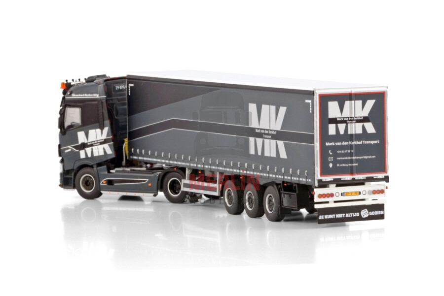 1/50 Mark van den Kerkhof; RENAULT TRUCKS T HIGH 4X2 CURTAINSIDE TRAILER - 3 AXLE