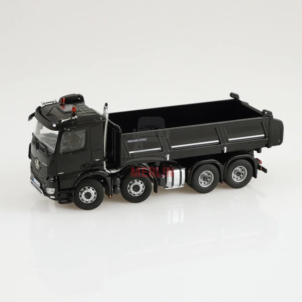 1/50 Mercedes Arocs 8x4 Siyah Meiller Damper | Merlin Hobi