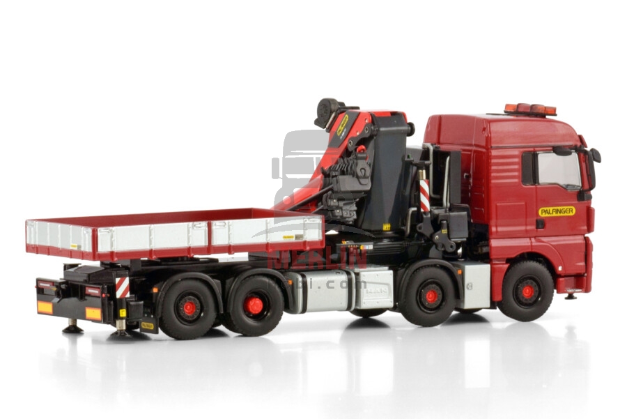 1/50 MAN TGX XLX EURO 6C FACELIFT 8X2 TAG AXLE WITH PALFINGER PK 1650 TEC + JIB SÖKÜLEBİLİR GÖVDE Vinçler