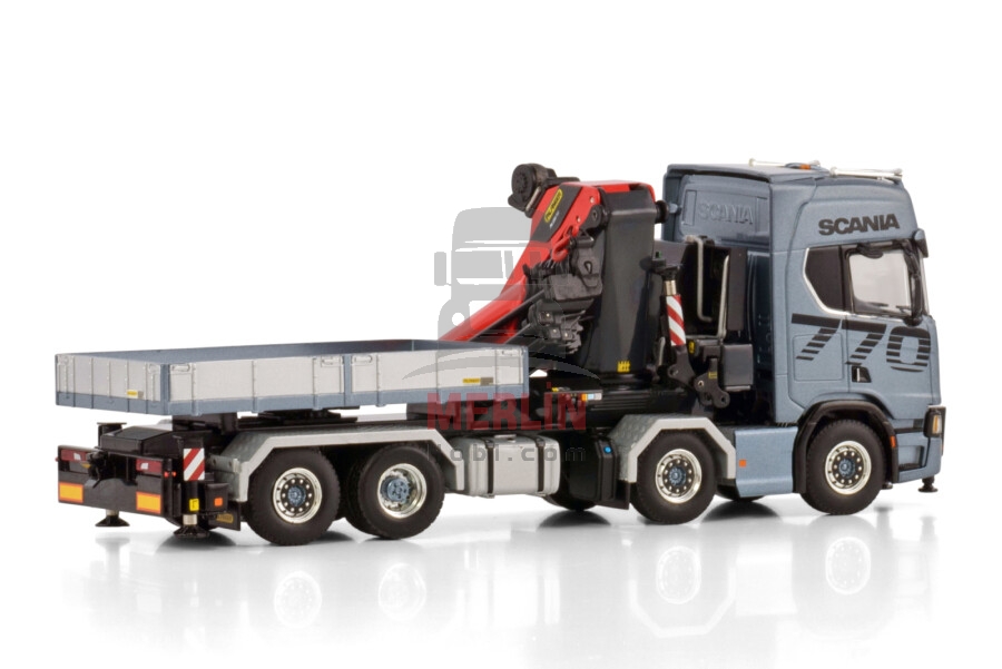 1/50SCANIA R HIGHLINE CR20H 8X2 TAG AKS PALFINGER PK 1350 TEC + JIB SÖKÜLEBİLİR GÖVDE Vinçler