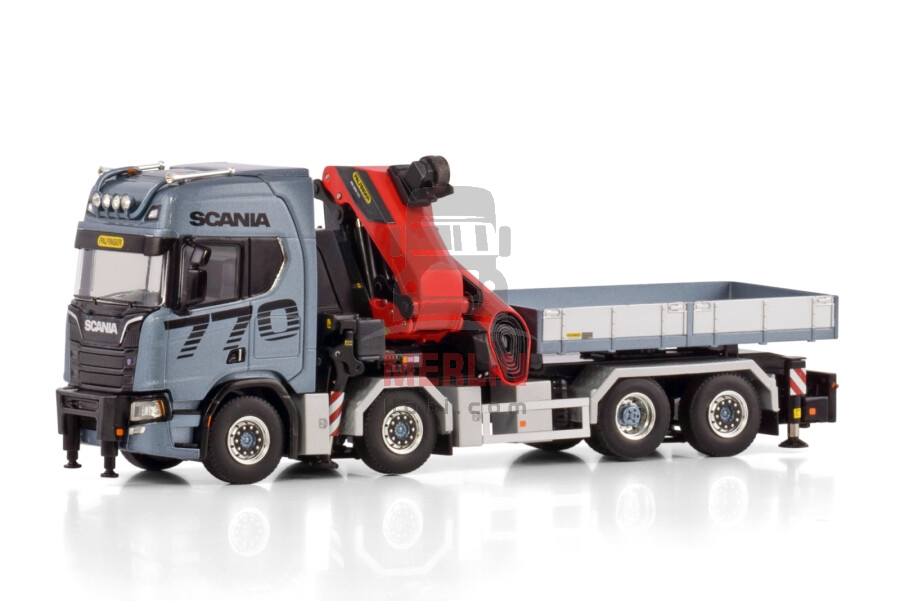 1/50SCANIA R HIGHLINE CR20H 8X2 TAG AKS PALFINGER PK 1350 TEC + JIB SÖKÜLEBİLİR GÖVDE Vinçler