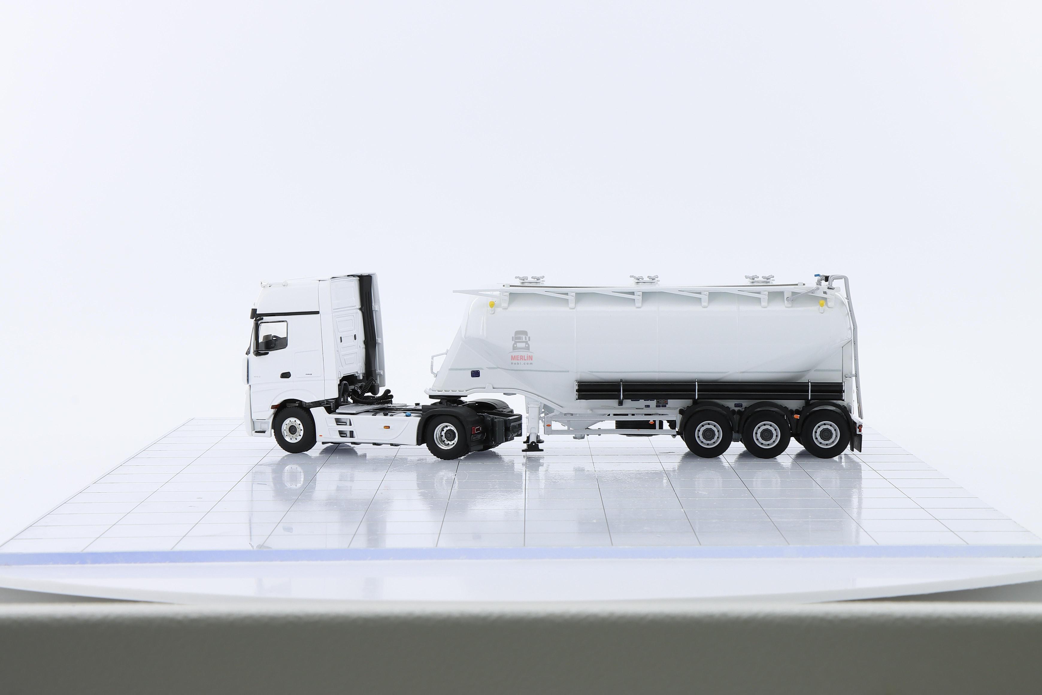 1/50 Merlin Hobi; MERCEDES-BENZ ACTROS MP5 Giga Space 4X2 Silobas Dorseli