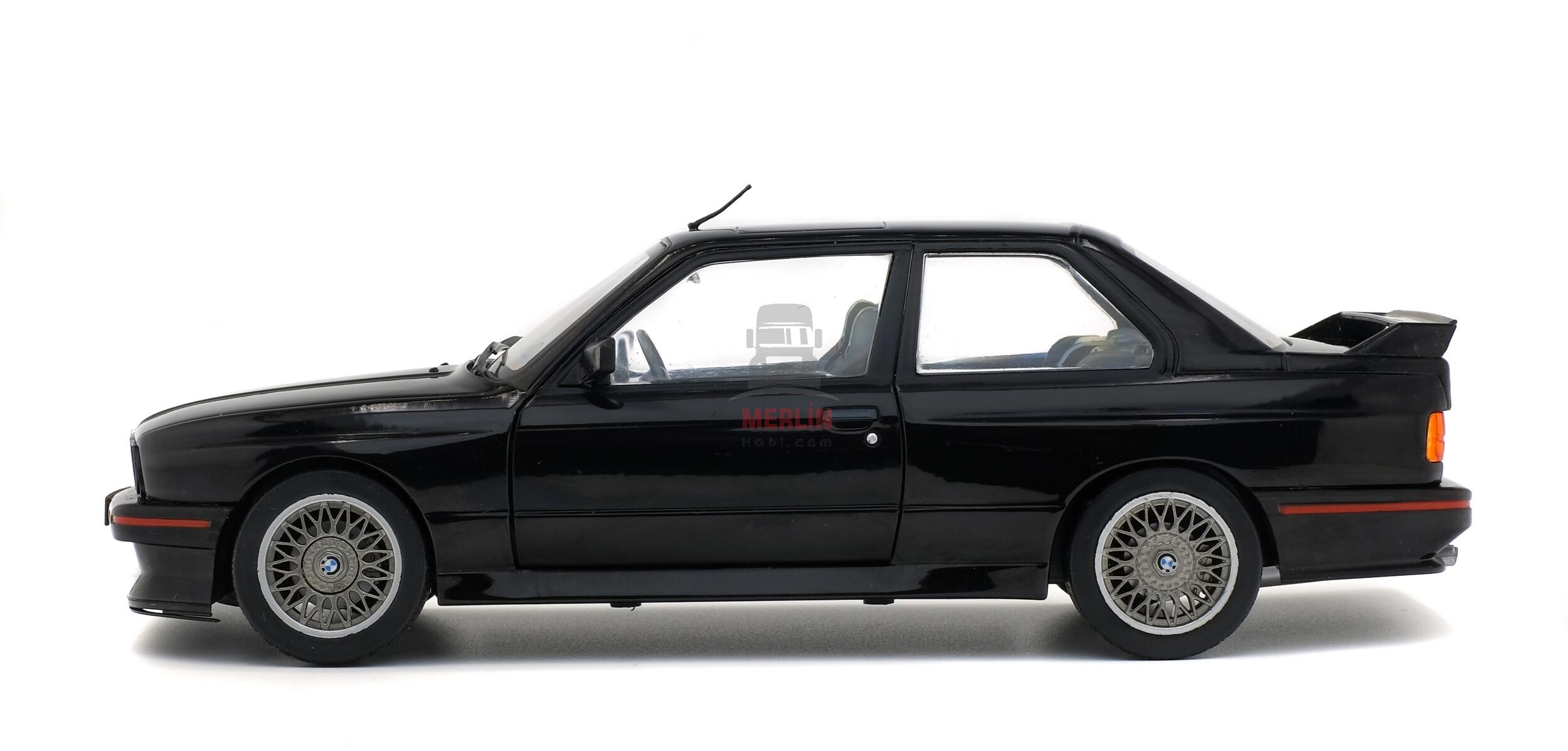 Solido 1/18 Scale S1801501 - BMW E30 SPORT EVO – BLACK – 1990