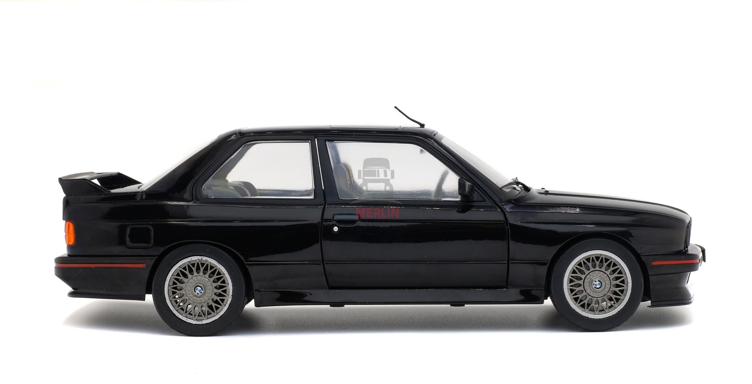 Solido 1/18 Scale S1801501 - BMW E30 SPORT EVO – BLACK – 1990