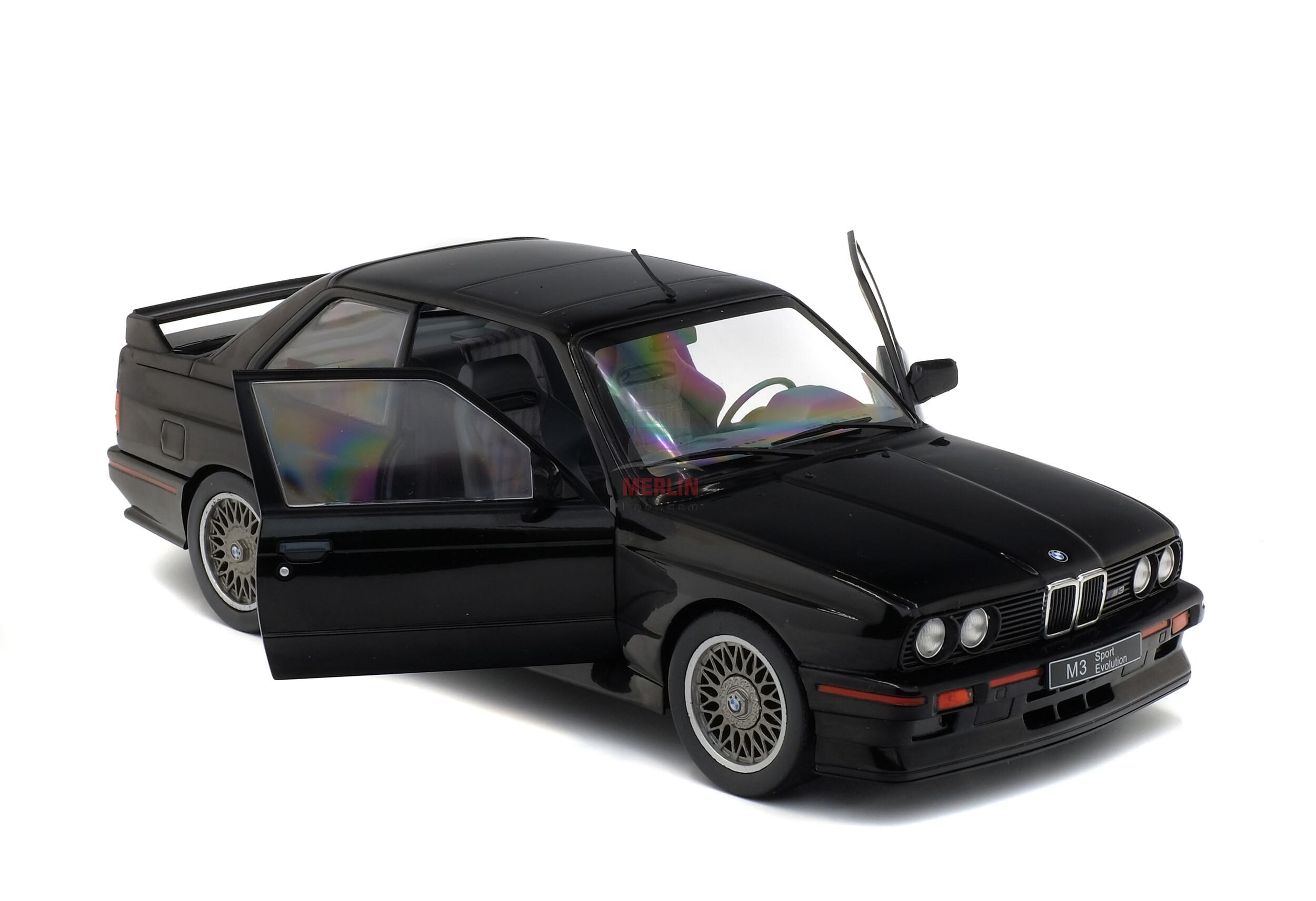 Solido 1/18 Scale S1801501 - BMW E30 SPORT EVO – BLACK – 1990