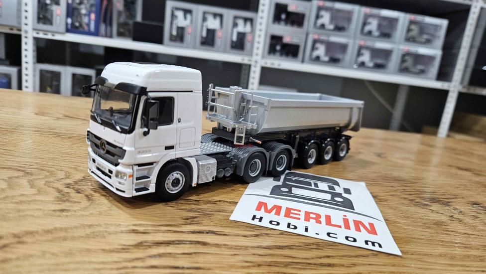 1/50 - MERCEDES-BENZ ACTROS MP3 L 6X4 + 3 Aks Damper Dorse