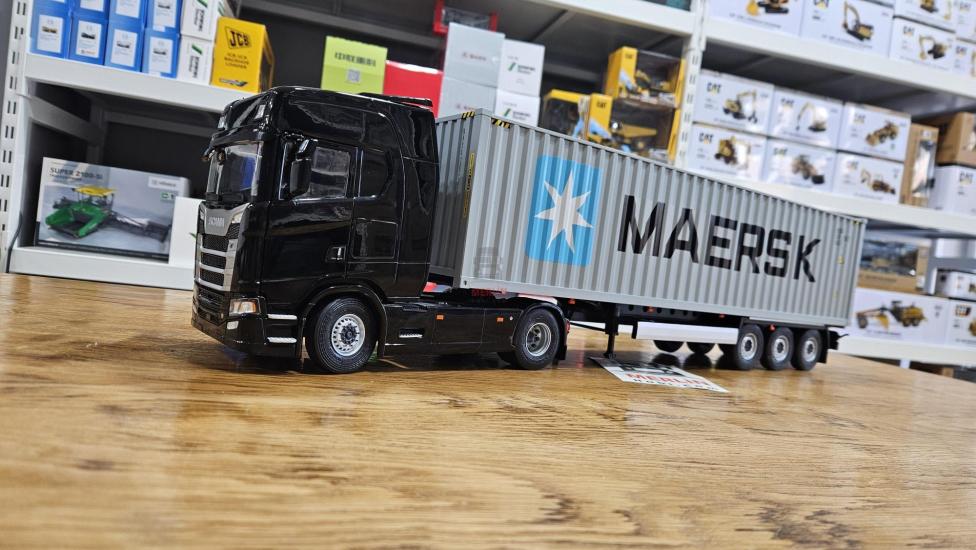 1/24 Scania 580S HIGHLINE + Maersk Konteyner Treyler – Solido