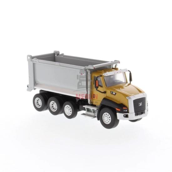 1/64 Ölçek, Cat CT660 OX Damperli Kamyon, Sergilemeye Hazır Metal İş Makinası Modeli