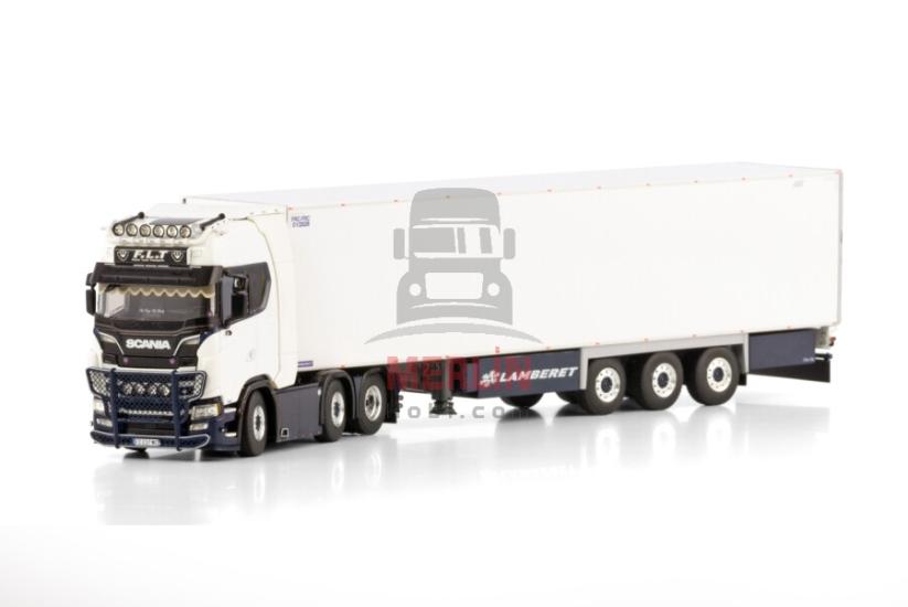 1/50 F.L.T; SCANIA S HIGHLINE CS20H 6X2 TWIN STEER REEFER TRAILER - 3 AXLE