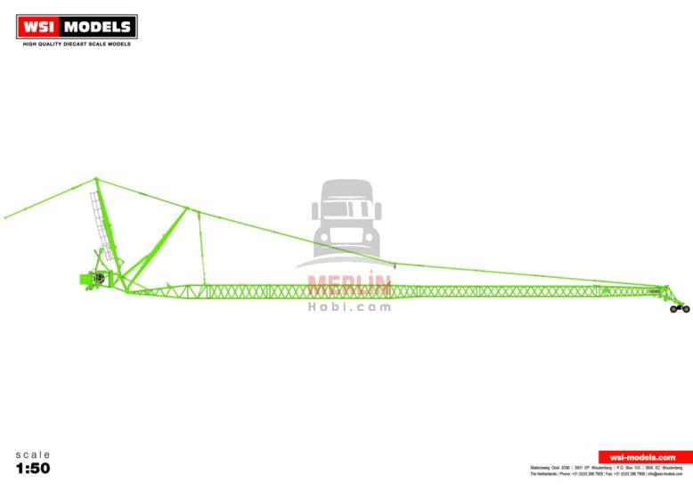 1/50 - LIEBHERR LTM 1500 JIB GREEN 