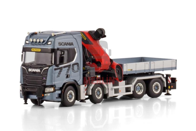 1/50SCANIA R HIGHLINE CR20H 8X2 TAG AKS PALFINGER PK 1350 TEC + JIB SÖKÜLEBİLİR GÖVDE Vinçler