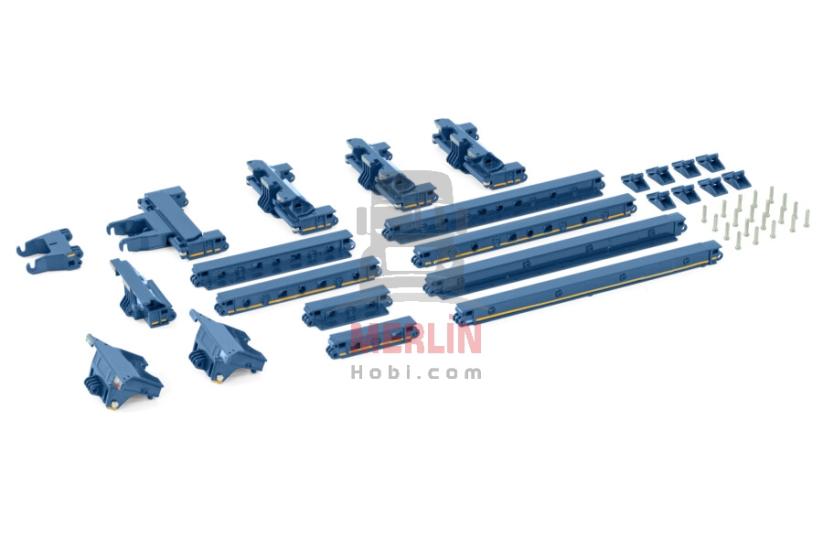 1/50 Premium Line; SCHEUERLE INTER COMBI SET PARTS: VESSEL BEDS BLUE