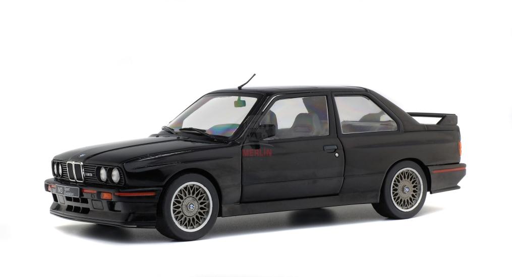 Solido 1/18 Scale S1801501 - BMW E30 SPORT EVO – BLACK – 1990