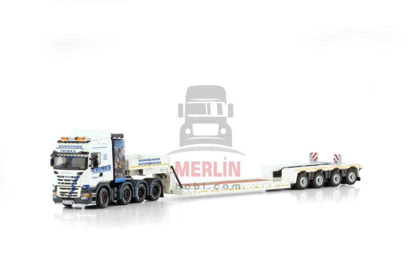 1/50 Trinks; SCANIA R6 8X4 STREAMLINE HIGHLINE EURO LOW LOADER PENDEL X - 4 AXLE