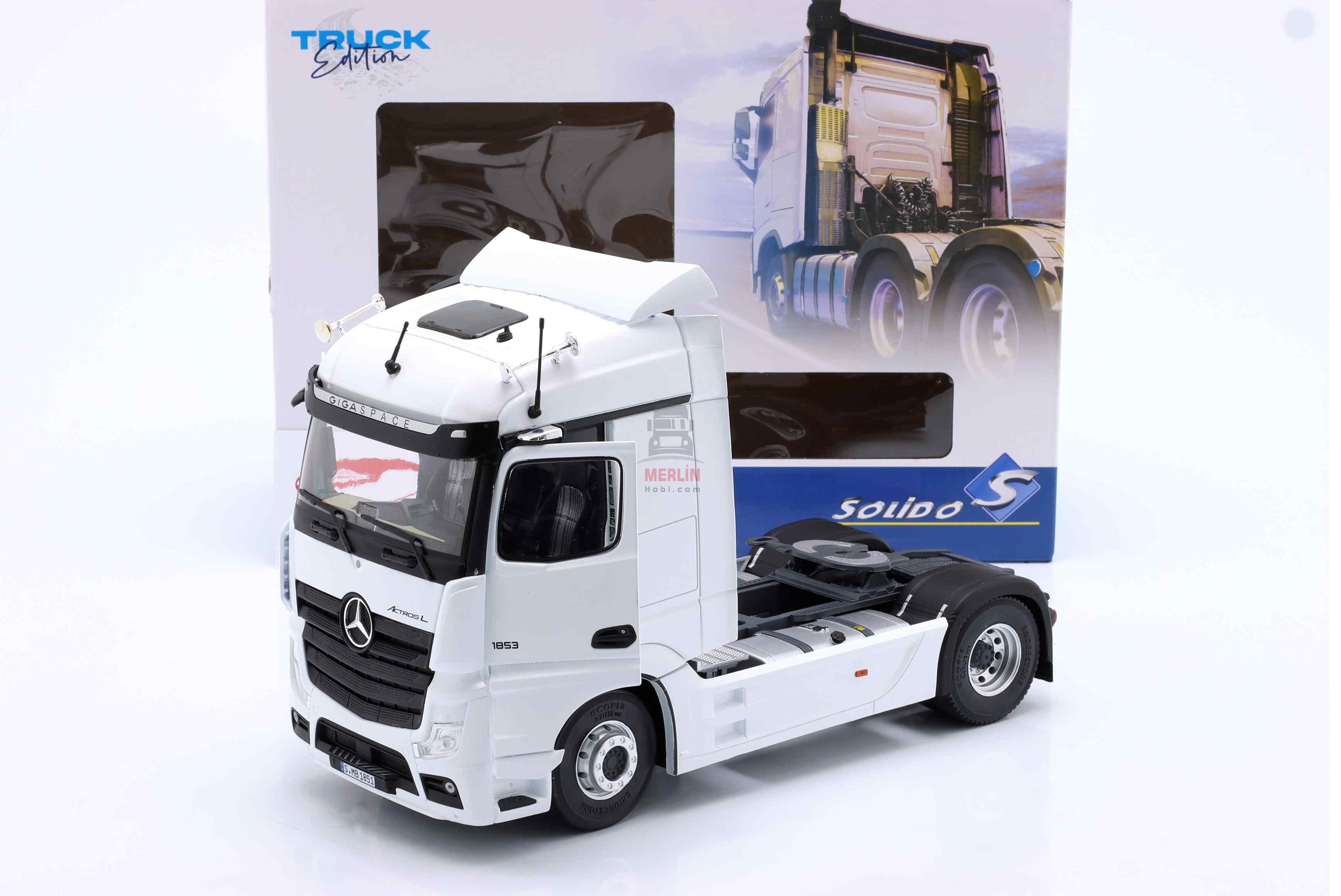 1/24 MERCEDES-BENZ ACTROS L 1853 – Beyaz Renk - Solido