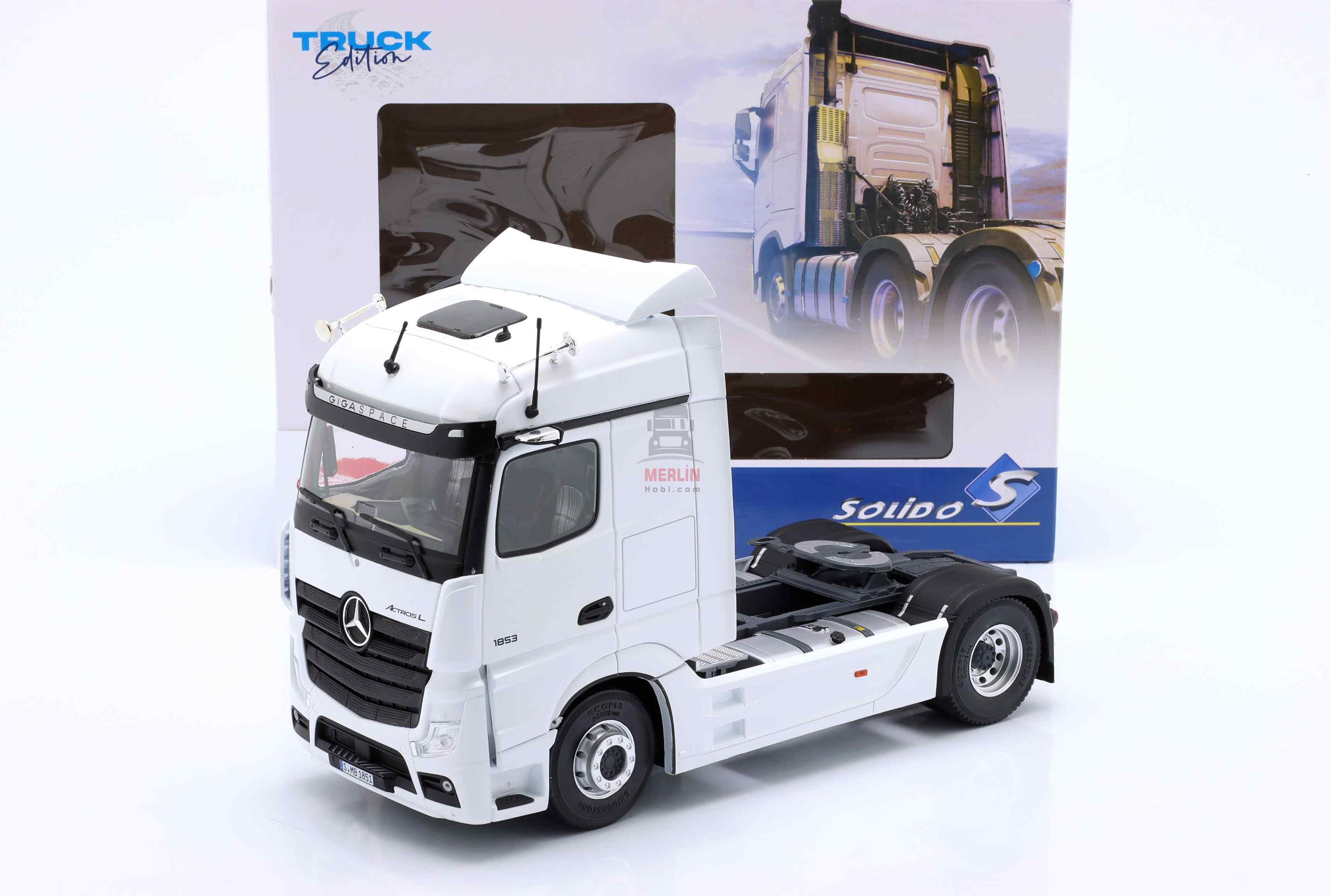 1/24 MERCEDES-BENZ ACTROS L 1853 – Beyaz Renk - Solido