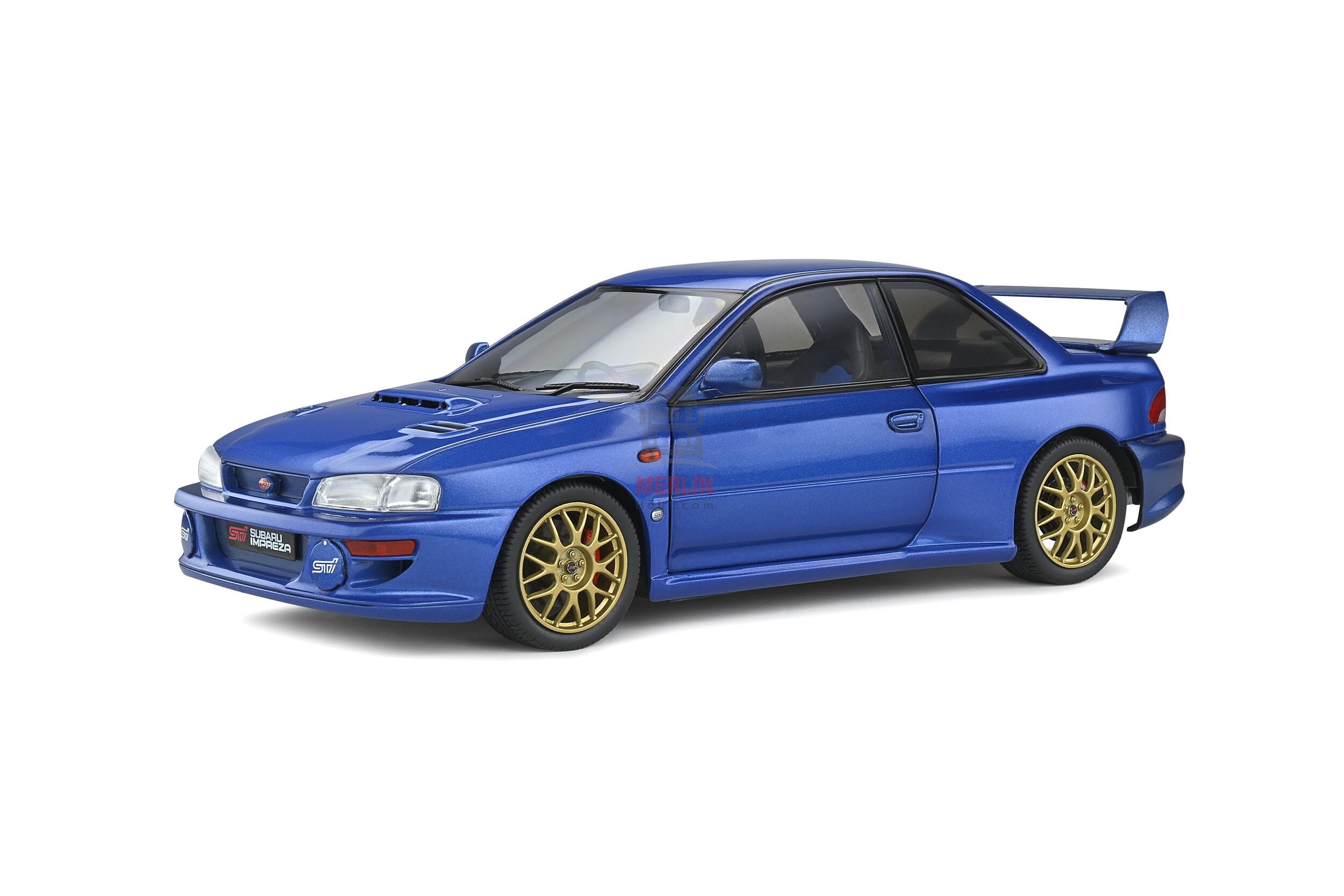 1/18 -SUBARU IMPREZA 22B – SONIC BLUE – 1998- Solido